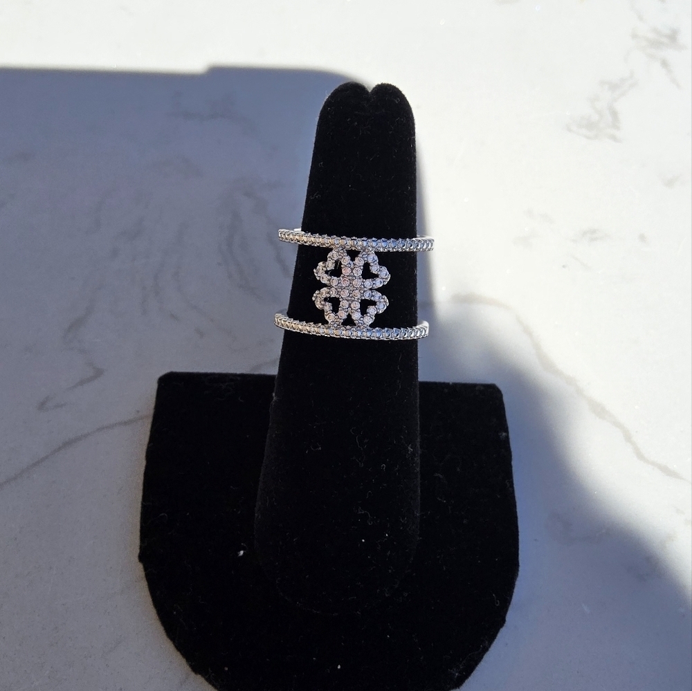 Silver Intricate Pattern Ring Jewelry